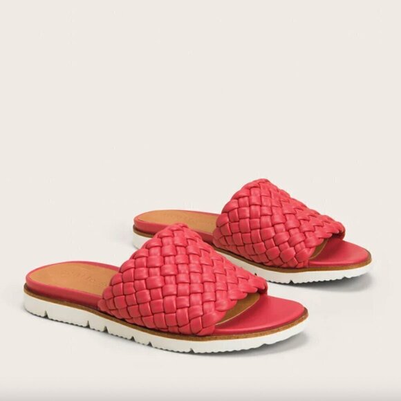 New! gentle souls - Lavern Lite Braided Slide Sandal - Picture 1 of 9